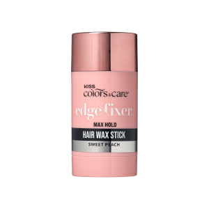 Kiss Colors & Care Edge Fixer Wax Stick  - Sweet Peach | Edge Control. Baby Hair Gel. Max Hold. Twist-Up Application. Hair Care