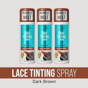 Kiss Colors & Care Lace Tinting Spray Dark Brown Bundle 3 Pack