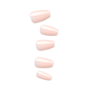 Impress Color No Glue Fake Press On Nails - Serendipity | Solid. Pink. Medium. Coffin. Manicure