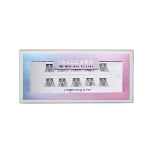 Falscara Lengthening Single Pack | DIY False Lash Extensions. Natural. Cluster Lash. Wispy Lashes. 10 Wisps. 16mm