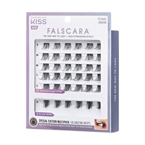 Falscara Wisps Special Edition Multipack - Volumizing | DIY False Lash Extensions. Glam. Cluster Lash. Wispy Lashes. Special Edition. 36 Wisps. 10mm-14mm