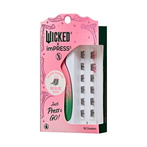 WICKED X Impress | Welcome to OZ | 12 Lash Clusters. 8mm-10mm