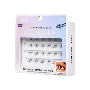 Falscara Wisps Multipack - Bottom Lash Natural Clusters | DIY False Lash Extensions. Light Glam. Cluster Lash. Wispy Lashes. 24 Wisps. 10mm-14mm