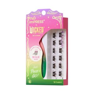 Impress X WICKED: FOR GOOD | Forever My Friend | 12 Lash Clusters. 8mm-10mm