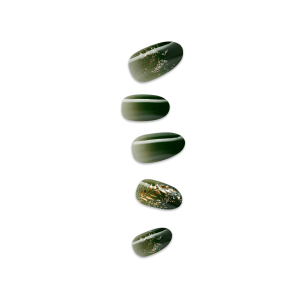 Impress X WICKED: FOR GOOD | Defy Expectations | Design. Green. Medium. Oval. Manicure