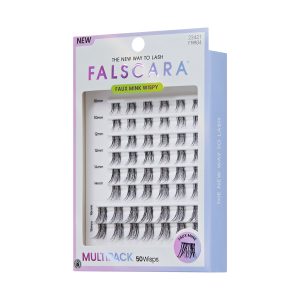 Falscara Faux Mink Wispy Mega Multipack | DIY False Lash Extensions. Cluster Lash. Wispy Lashes. 50 Wisps. 10mm-16mm