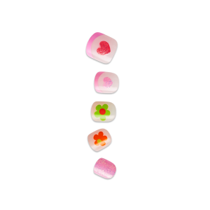Impress Kids No Glue Fake Press On Nails - Fairy Song | Design. Pink. Kids. Squoval. Manicure