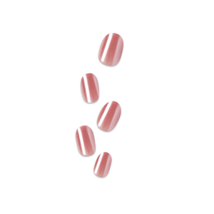 colorFX by Impress No Glue Fake Press On Nails - Boundless | Design. Pink. Short. Oval. Manicure