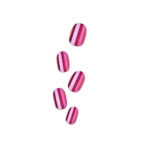 colorFX by Impress No Glue Fake Press On Nails - Around You | Solid. Pink. Short. Oval. Manicure